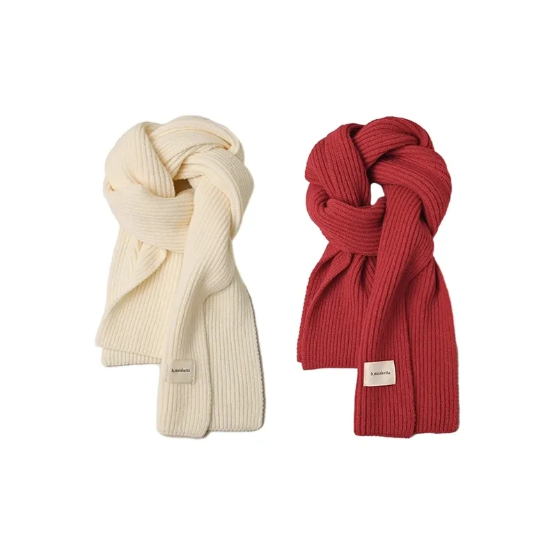 FREE RABBITⅡ Plush Yarn Scarf Unisex-17