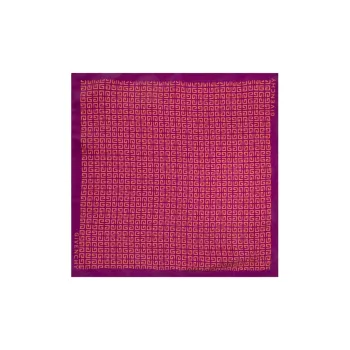 GIVENCHY Silk Scarves Men's Rose Red