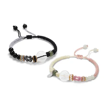 SWEET PLANET 925 Sterling Silver Jade Bracelets Unisex