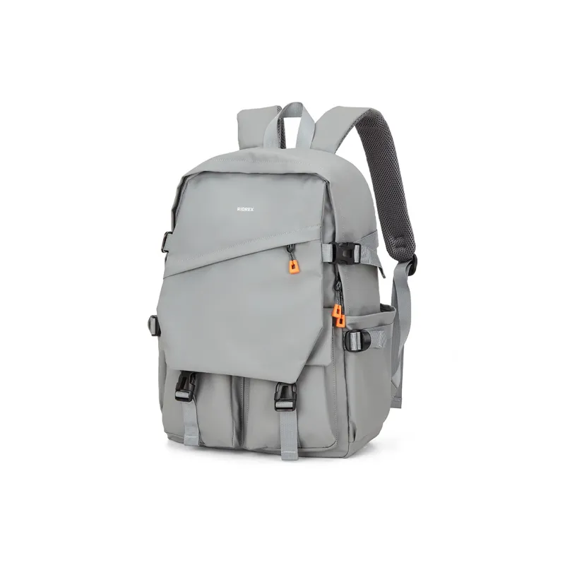 RIOREX Fabric Laptop Backpack Large Size Unisex Gray-1