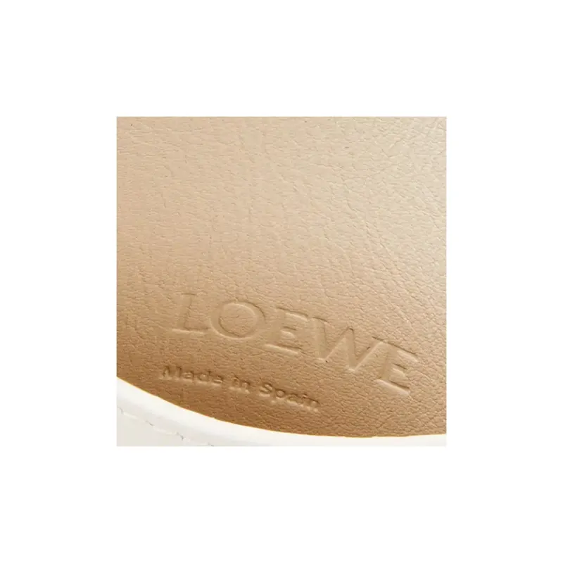 LOEWE Classic Cow Leather Handbag, Shoulder Bag, Crossbody Bag Women's Soft White-6