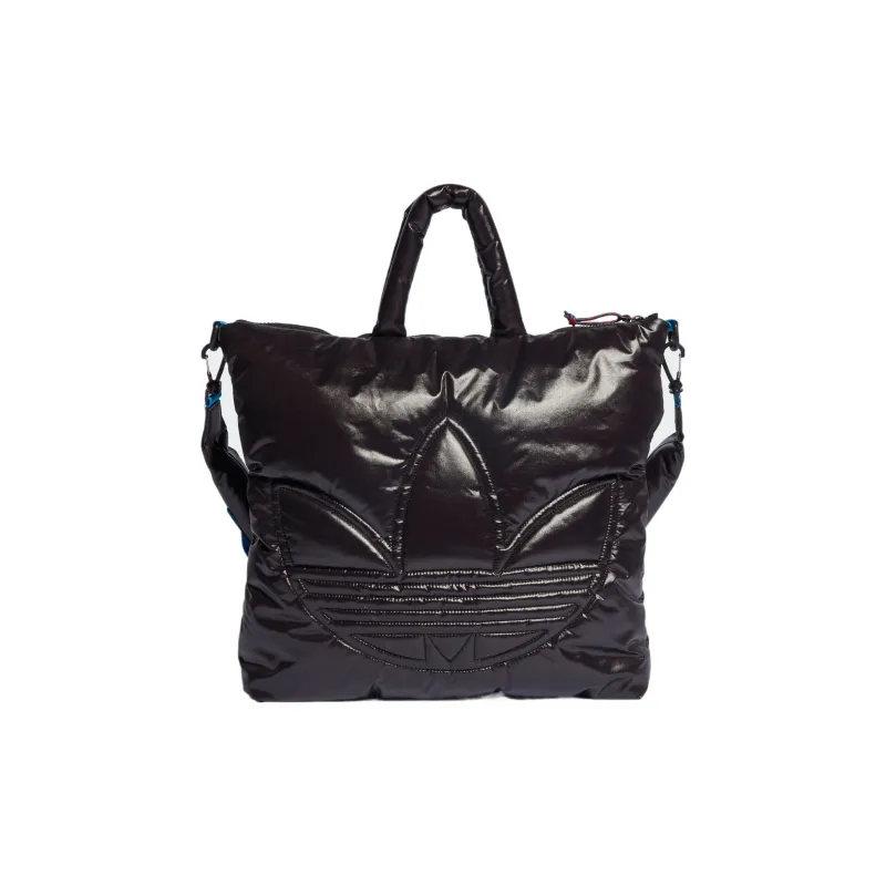 Adidas Originals Recycled Polyamide Tote Bag Shopping Bag Handbag Shoulder Bag Regular Unisex Black-0