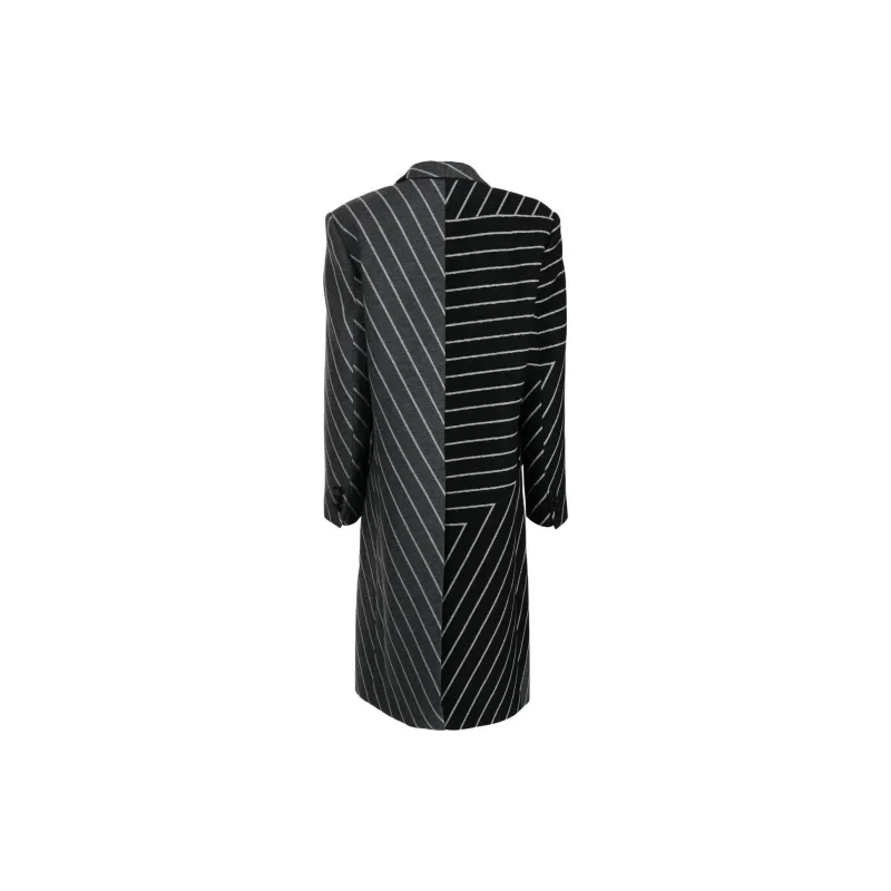 Stella McCartney Multi-way Stripe Double-breasted Coat-1