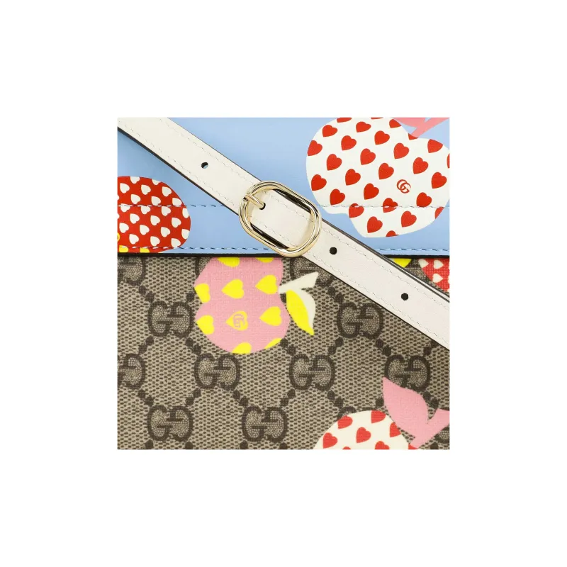 GUCCI Padlock Canvas With Leather Box Bag Handbag Shoulder Bag Crossbody Bag Mini Women's Ebony/Blue-8