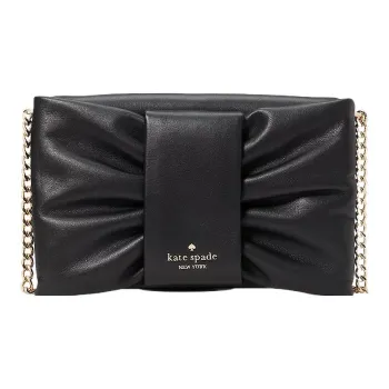 Kate Spade Leather Evening Bag Crossbody Bag Women's Black