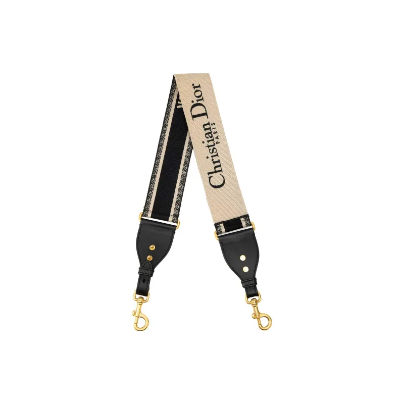 DIOR Cow Leather Bag Strap Shoulder Strap Unisex Multicolor-1