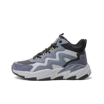 LPMX High Top Running Shoes Men's Black Gray Blue