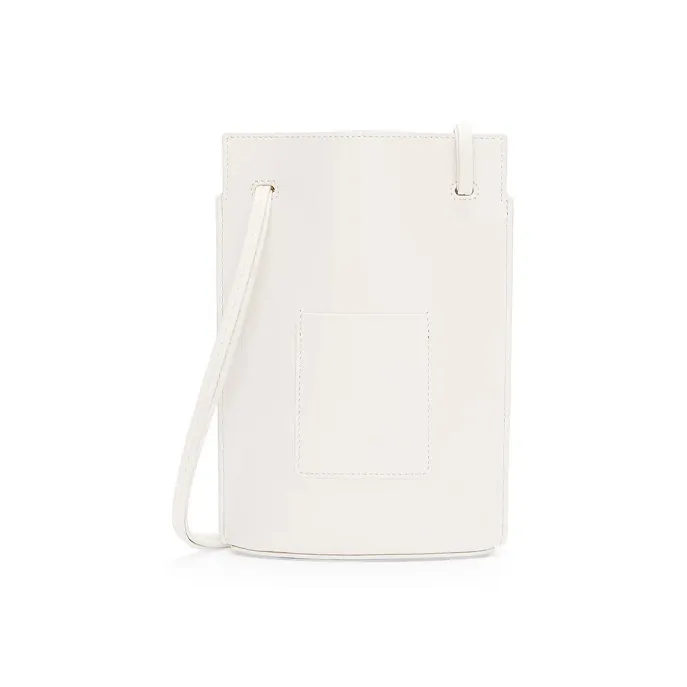 LOEWE Classic Cow Leather Handbag, Shoulder Bag, Crossbody Bag Women's Soft White-2