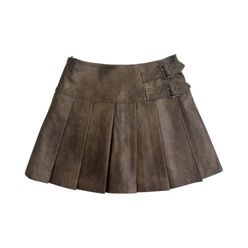 FOREVER 21 Leather Short Skirts Women's