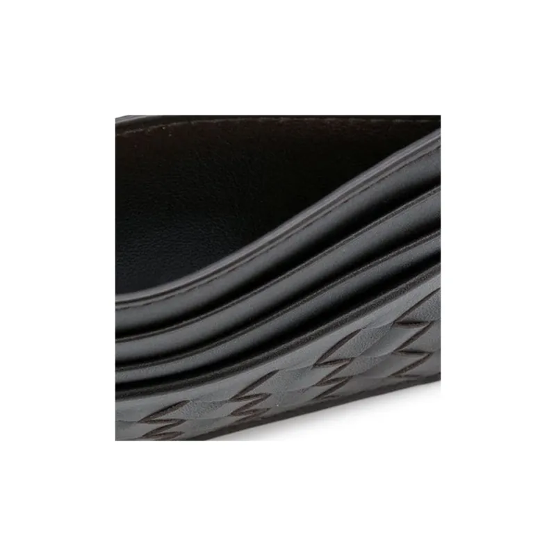 Bottega Veneta Cow Leather Card Holder Men's Dark Umber-7