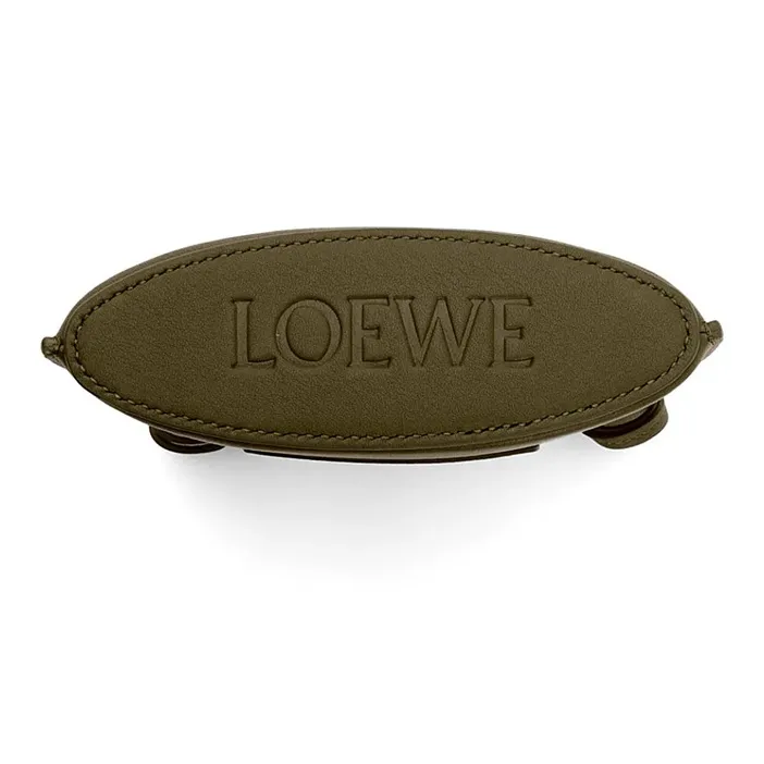 LOEWE Classic Cow Leather Handbag Shoulder Bag Crossbody Bag Regular Women's Dark Khaki Green-5