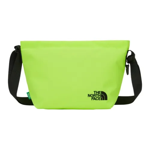 THE NORTH FACE Polyester Shoulder Bag, Crossbody Bag Regular Unisex Neon Green