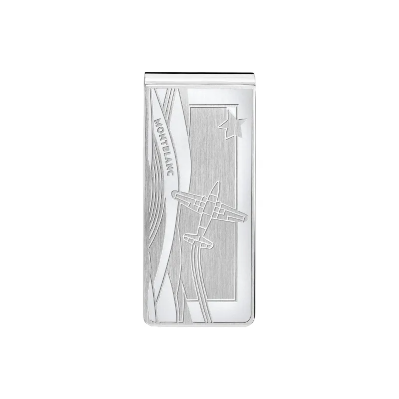 MONTBLANC Stainless Steel Money Clip Bag Accessory Men's Silver-0