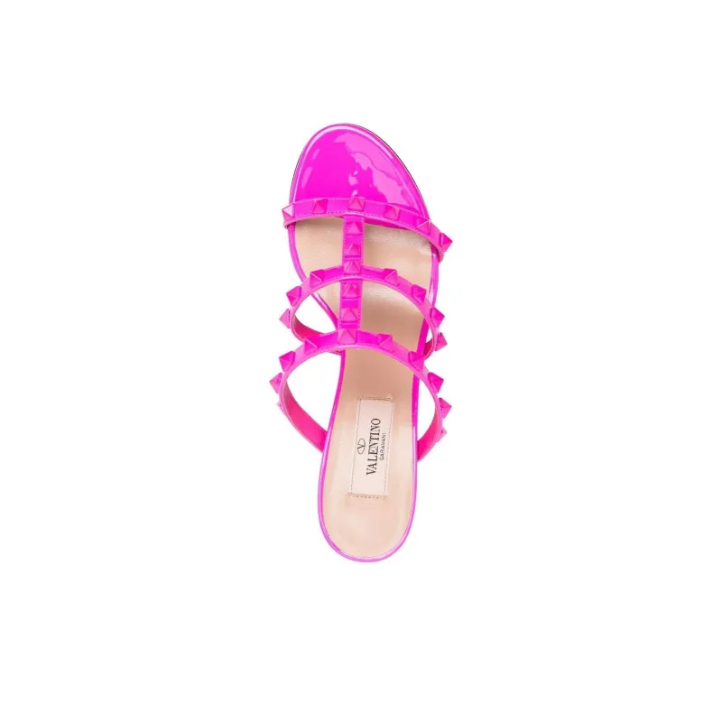 Valentino Garavani Rockstud-embellished Leather Mules-5