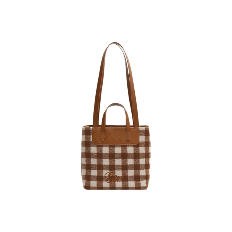 NOMK Woolen Handbag, Tote Bag, Shoulder Bag Women's-5