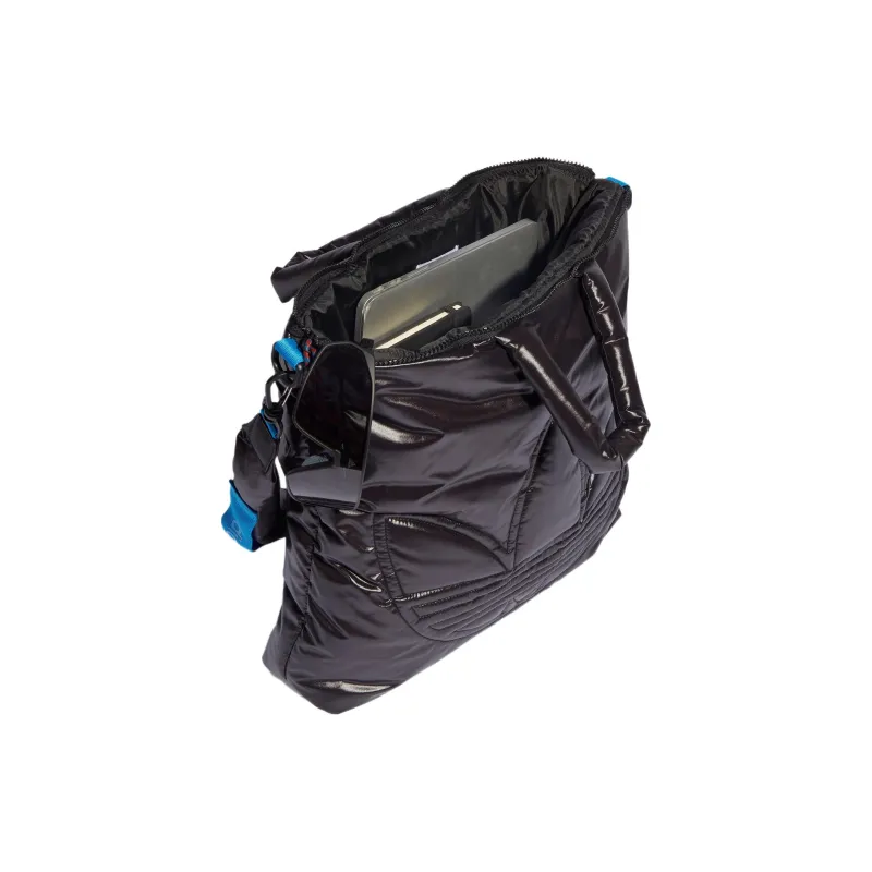 Adidas Originals Recycled Polyamide Tote Bag Shopping Bag Handbag Shoulder Bag Regular Unisex Black-3