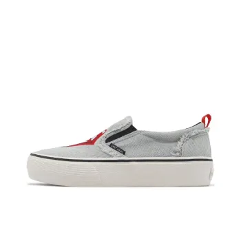 Skechers Marley Durable Breathable Low-Top Casual Shoes Women's Blue Red