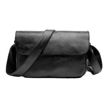 ALNI BITTON PU Crossbody Bag Regular Men's Black/Earth Yellow/Black Plaid/Gray/Pattern Black