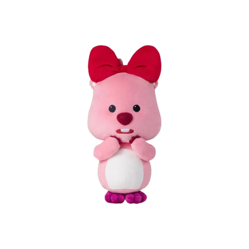 POP MART Ruby Loopy ZANMANG LOOPY Zanmang Loopy, Bowknot Style Dolls Plush Doll 35cm Height-0