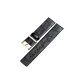 Rose Gold Buckle-Bamboo Black Leather