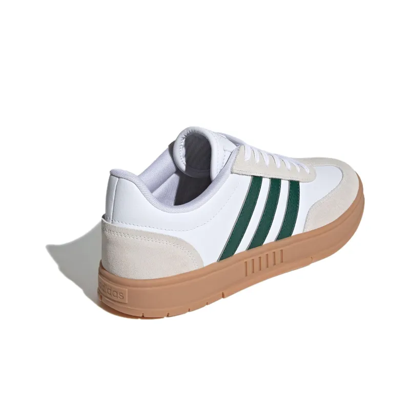 Adidas Neo Gradas Low Trainers Cushioning Wear Resistant Low Top Skateboard Shoes Unisex White Green-3