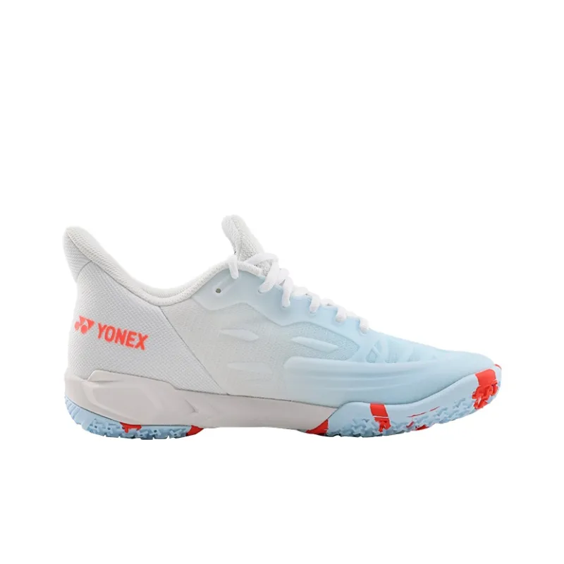 YONEX Power Cushion Low Top Badminton Shoes Unisex White Water Blue-1