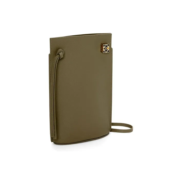 LOEWE Classic Cow Leather Handbag Shoulder Bag Crossbody Bag Regular Women's Dark Khaki Green-1