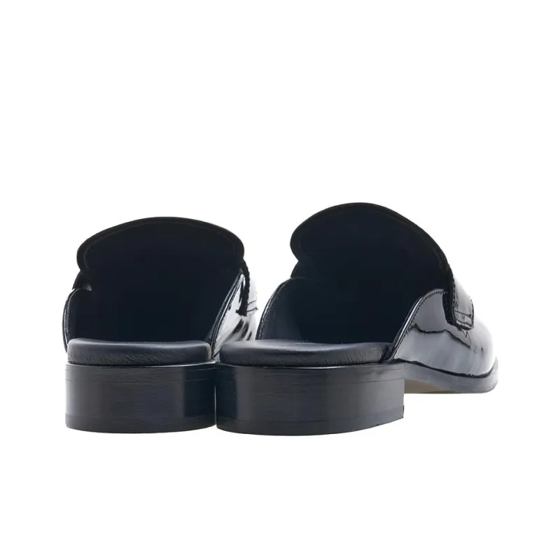 PRADA Wrap toe Slippers Women's Black-4