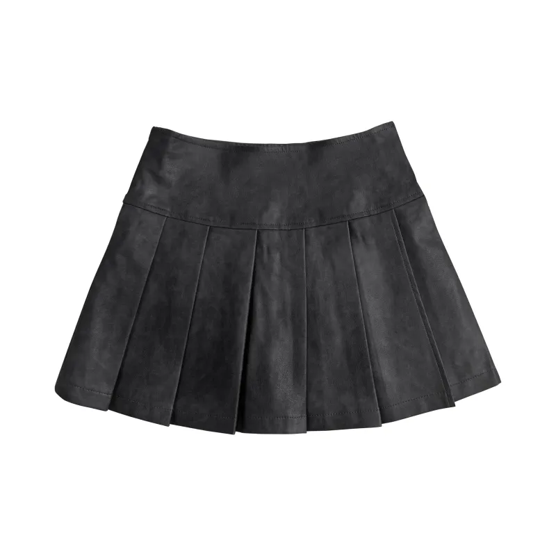 FOREVER 21 Leather Short Skirts Women's-6