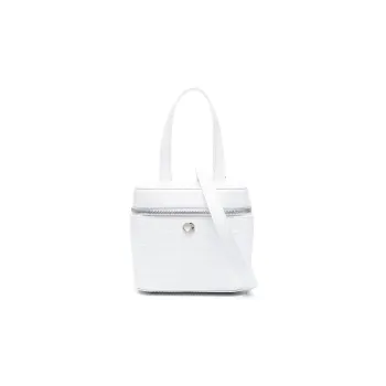 COPERNI Calfskin Patent Leather Box Bag Shoulder Bag Crossbody Bag Handbag Regular Women's White