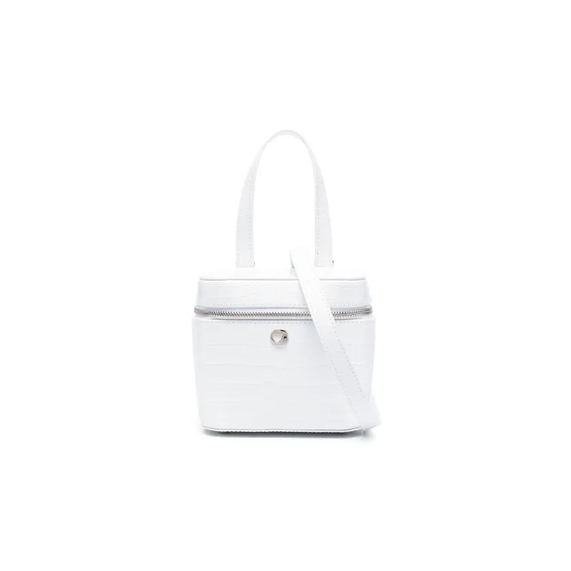 COPERNI Calfskin Patent Leather Box Bag Shoulder Bag Crossbody Bag Handbag Regular Women's White-0