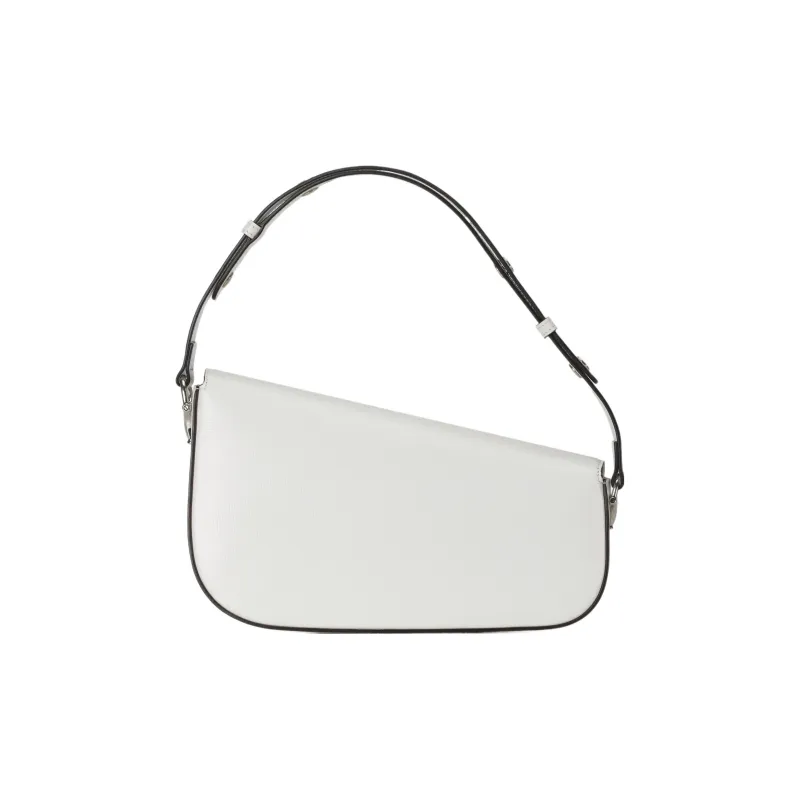 GUCCI Horsebit 1955 Leather Handbag Shoulder Bag Women's White-3