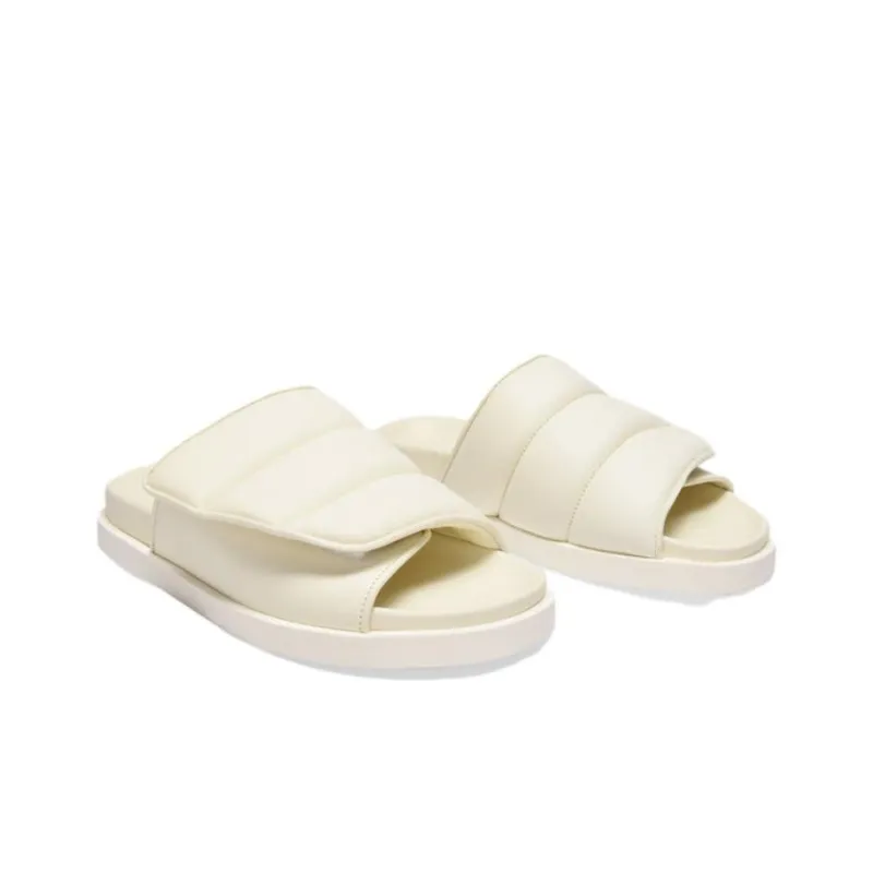 GIA BORGHINI Padded Touch-Strap Slides Women's-1