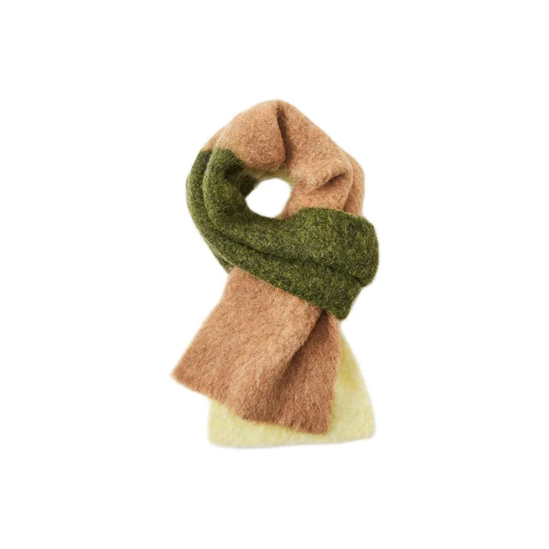 MUYKUY Knit Scarves Unisex-17