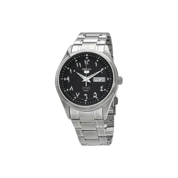 SEIKO Automatic Mechanical Movement Stainless Steel Strap Watch Men's Watch Black Dial