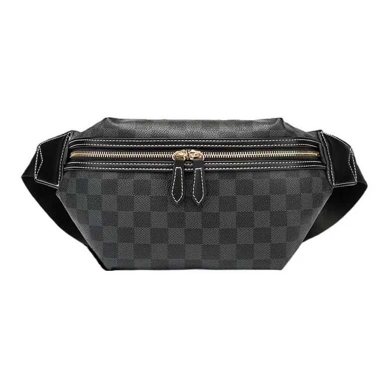 ALNI BITTON PU Fanny Pack Regular Men's Black-0