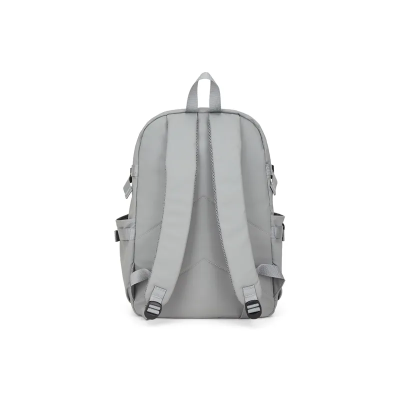 RIOREX Fabric Laptop Backpack Large Size Unisex Gray-2