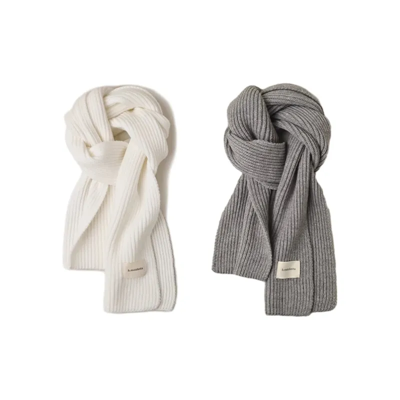 FREE RABBITⅡ Plush Yarn Scarf Unisex-14