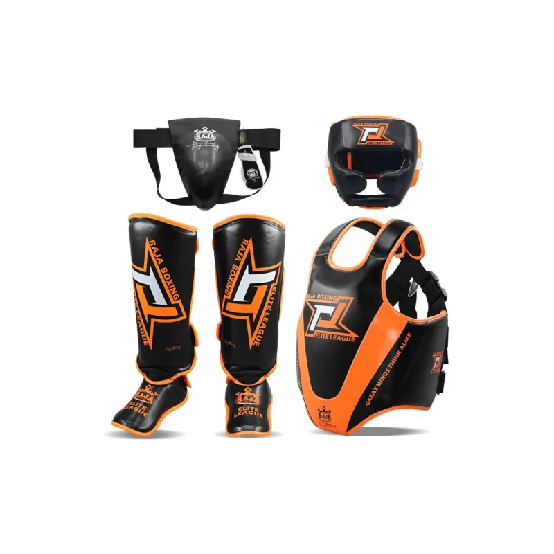 Raja-boxing Boxing Protective Gear Set Unisex Multicolor-4