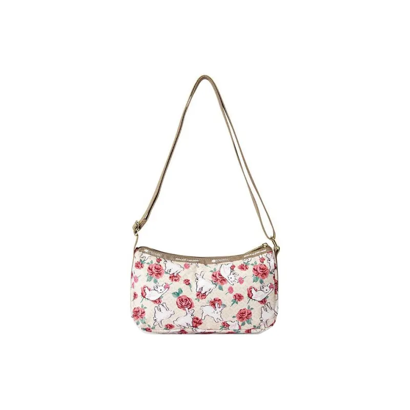 Skechers LeSportsac Collaboration Fabric Shoulder Bag, Crossbody Bag Regular Women's Smoke White-1