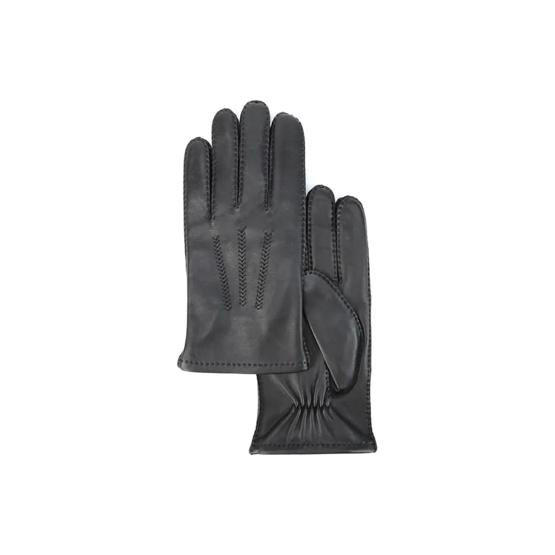 MARJAKURKI Genuine Leather Sheepskin Insight Glove Greeting Card Men's-1