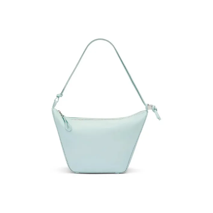 LOEWE Hammock Hobo Cow Leather Hobo Bag, Portable Crossbody Bag, Shoulder Bag Women's Iceberg Blue-1