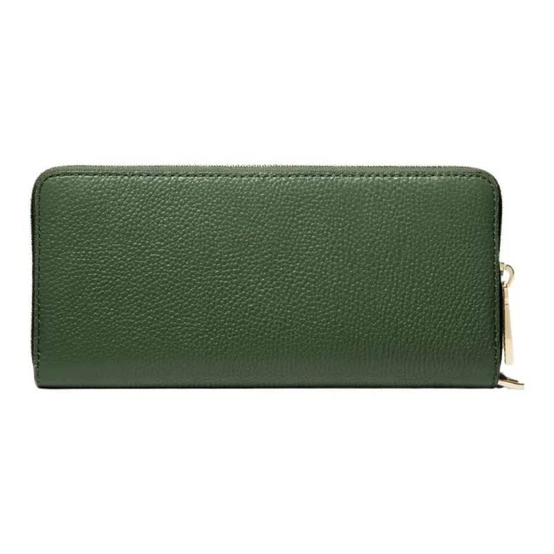 MICHAEL KORS Wristlets Litchi Grain Leather Wallet Women's Amazon Green-1