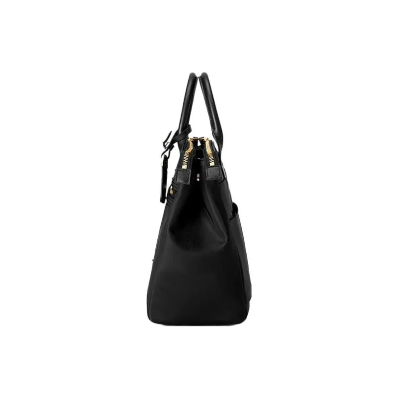 SAMSONITE KHALEESI Fabric With Leather Tote Bag Shopping Bag Briefcase Handbag Shoulder Bag Crossbody Bag Women's Black-2