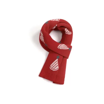 Youyoulan Knit Scarves Women's Red