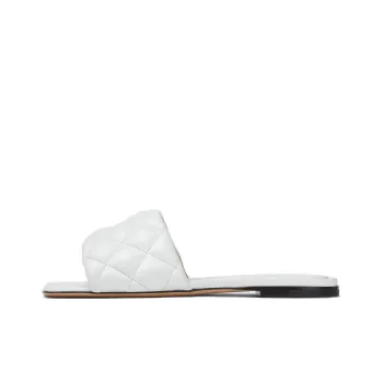 Bottega Veneta Padded Slide Slippers Women's White