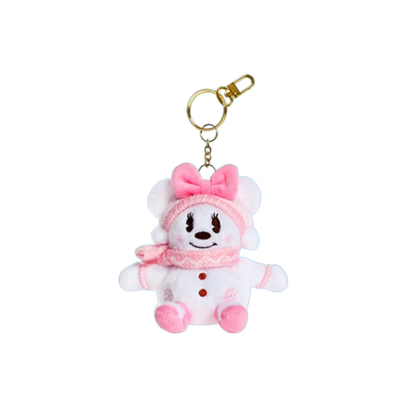 Disney Snowy Baby Pink Dolls Plush Pendant 11.5cm Height-0