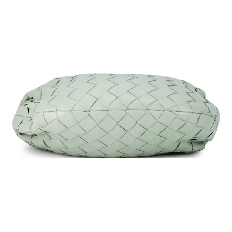 Bottega Veneta Jodie Top Handle Bag Mini Intreccio Green-3