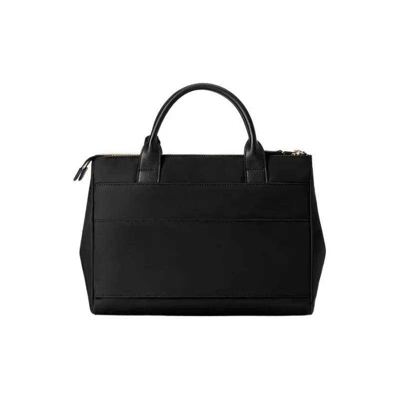 SAMSONITE KHALEESI Fabric With Leather Tote Bag Shopping Bag Briefcase Handbag Shoulder Bag Crossbody Bag Women's Black-3
