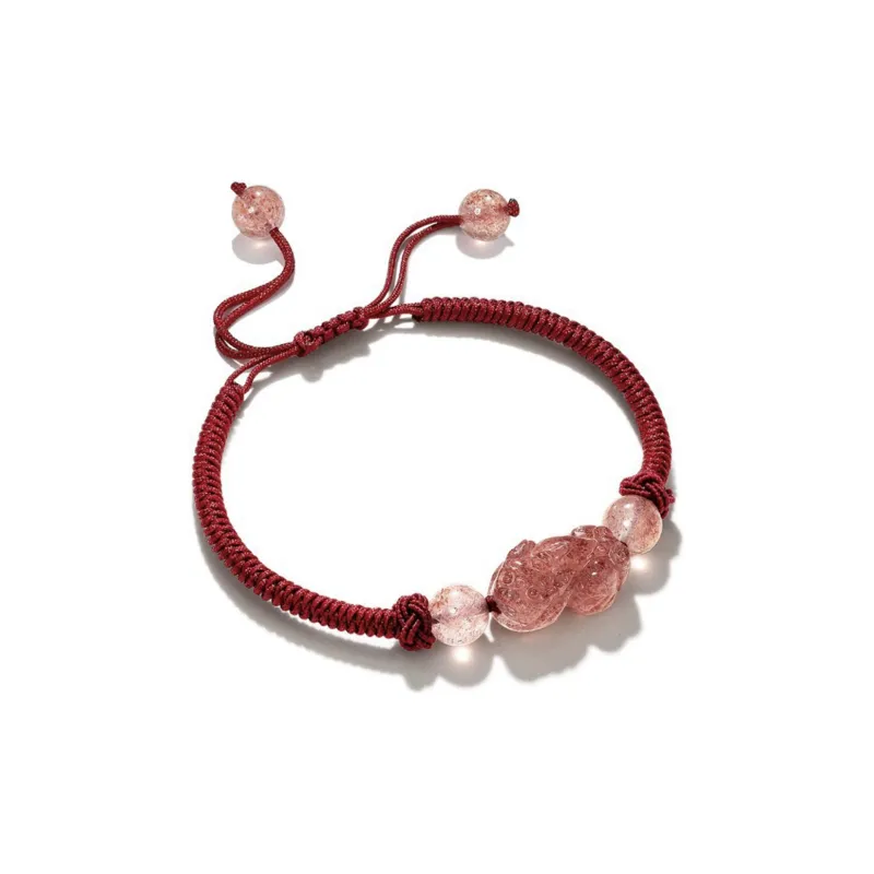 HOLLY RYAN Obsidian New Chinese Style Auspicious Animal Bracelet Unisex-1